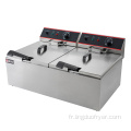 EL11X2 11L Luxury Double Tank Double Pankets Electric Deef Fryer